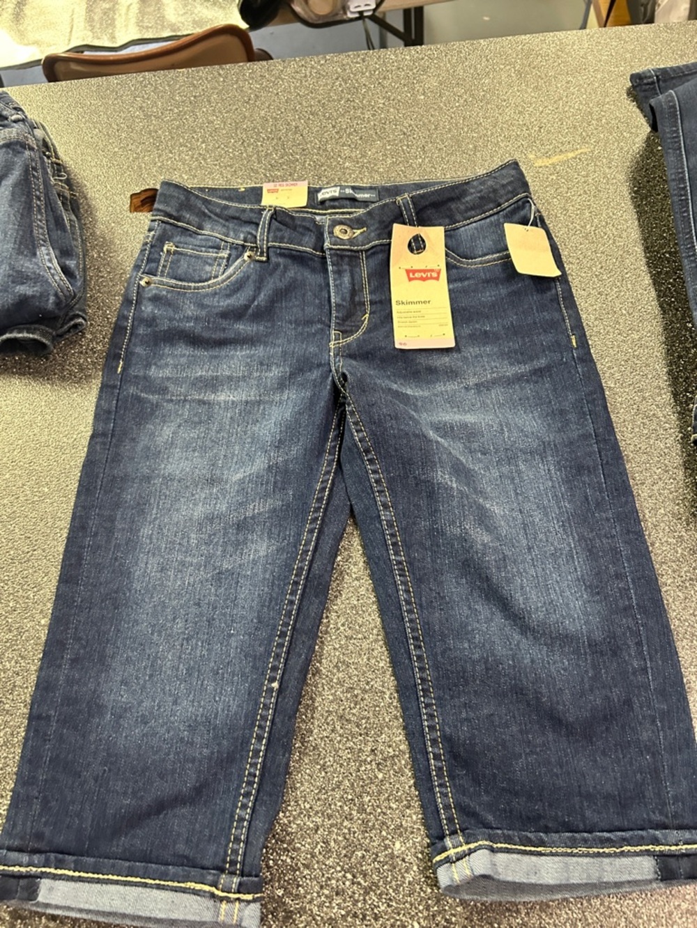 Levi's Dark Indigo Skimmer Jeans - Blue
